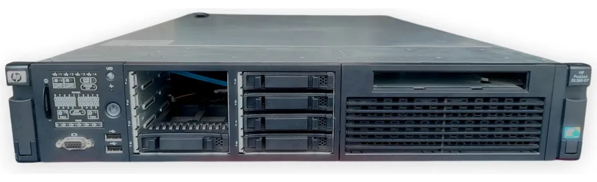 CHASSI SERVIDOR HP PROLIANT DL380 G7 COM PLACA MÃE INCLUSA