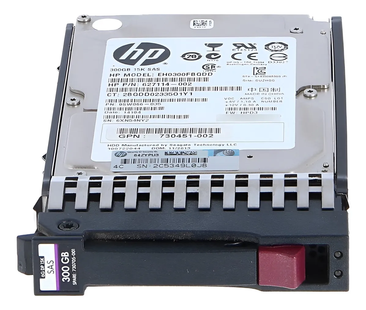 HD HPE MSA 300GB, 730705-001, 2.5, SAS, 15K, 6GBPS