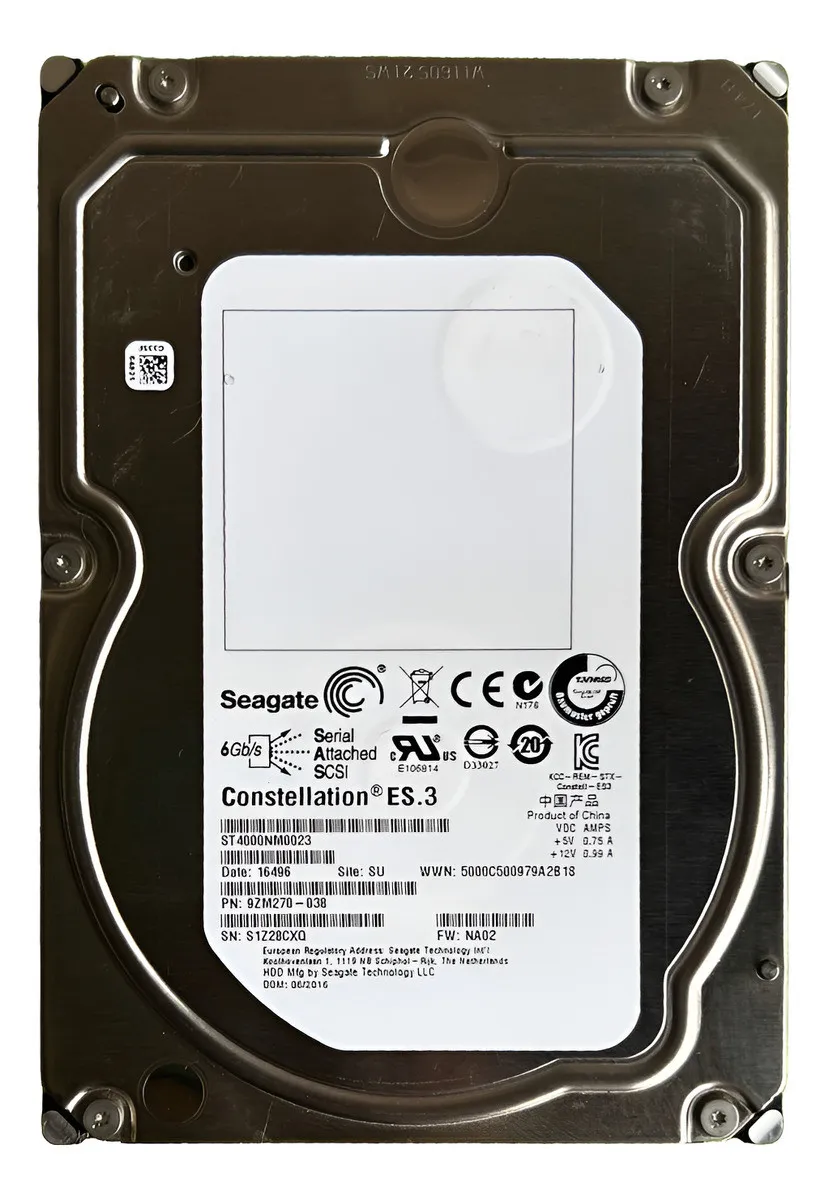 HD SEAGATE CONSTELLATION ES.3 4TB, ST4000NM0023, 3.5, SAS, 7.2K, 6GBPS