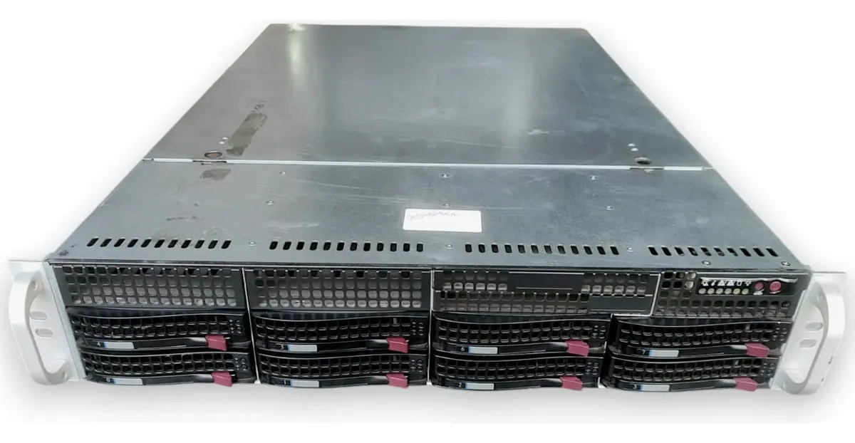 CHASSI SERVIDOR SUPERMICRO SC825 RACK 2U RETIRADA DE PEÇAS