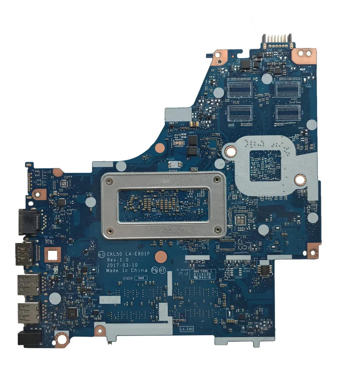 PLACA MÃE HP 15-BS, 924749-601, LA-E801P COM I3-7100U