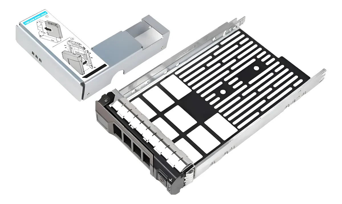 KIT GAVETA COM ADAPTADOR DELL, F238F, 3.5/2.5, G11 A G13