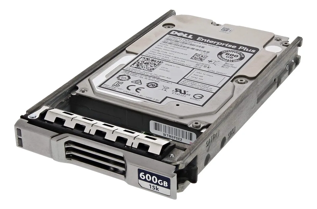 HD DELL COMPELLENT 600GB, G6C6C, 2.5, SAS, 15K, 12GBPS, W/ 07D4F6