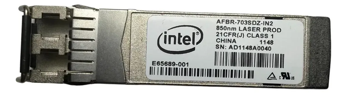 INTEL TRANSCEIVER GBIC 10GB, AFBR-703SDZ-IN2, SFP+ SR, 300M, 850NM