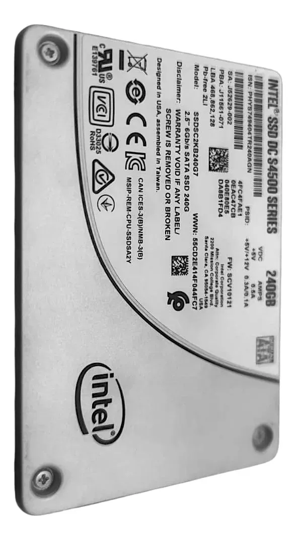 SSD INTEL 240GB DC S4500 SSDSC2KB240G7 SATA 6GB/S 2.5