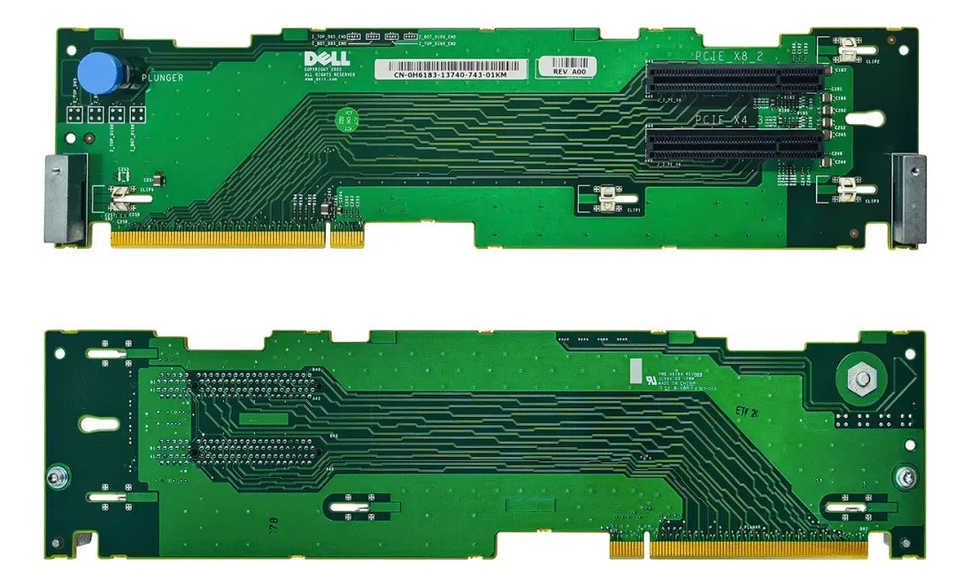 PLACA RISER PWB PCI-E 0H6183 DELL POWEREDGE 2950 G1, G2 e G3