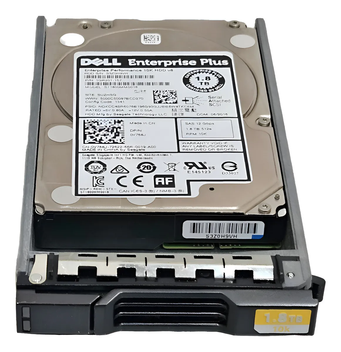 HD DELL COMPELLENT 1.8TB, 0V768J, 2.5, SAS, 10K, 12G, SC SCV