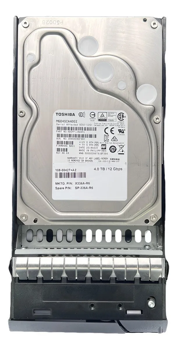 HD NETAPP 4TB 12G 7.2K 3.5 X336A-R6 SAS LFF MG04SCA40EE