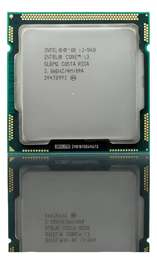 PROCESSADOR INTEL CORE I3-540, SLBTD, 2 NÚCLEOS E 3.06GHZ DE FREQUÊNCIA COM GRÁFICA INTEGRADA