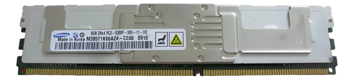 MEMÓRIA SAMSUNG 8GB, DDR2-5300, FBDIMM, M395T1K66AZ4-CE66, 511-1262-01