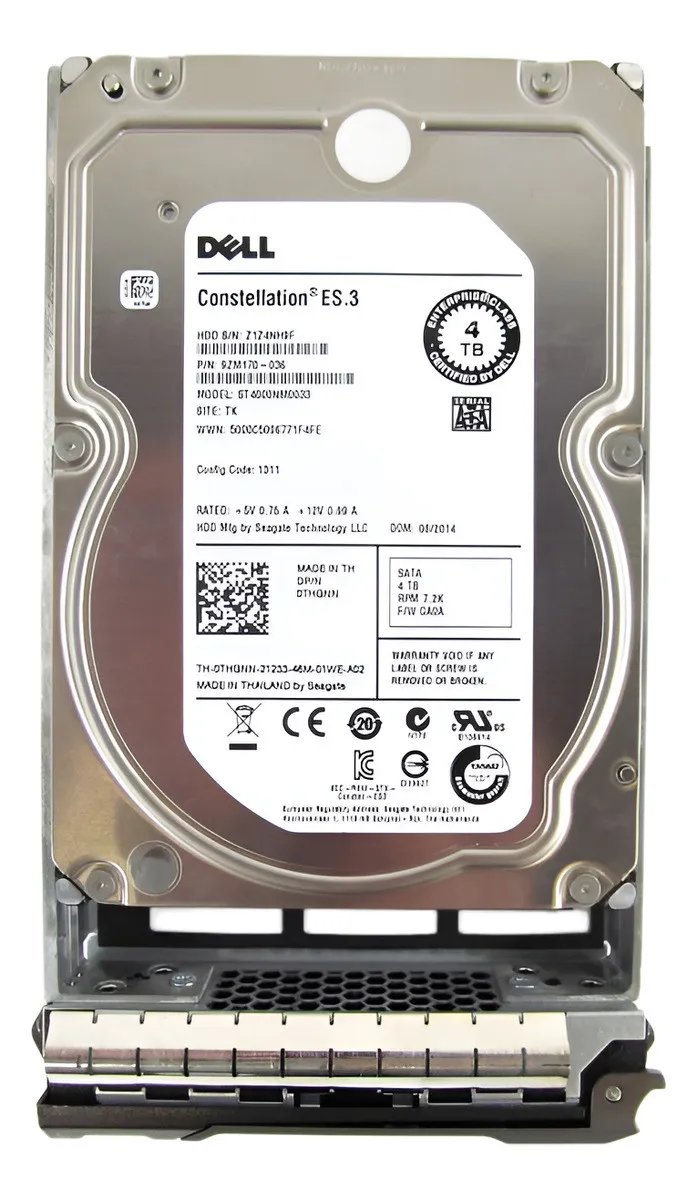 HD DELL CONSTELLATION ES.3 4TB, 0THGNN, 3.5, SATA, 7.2K, 6GBPS