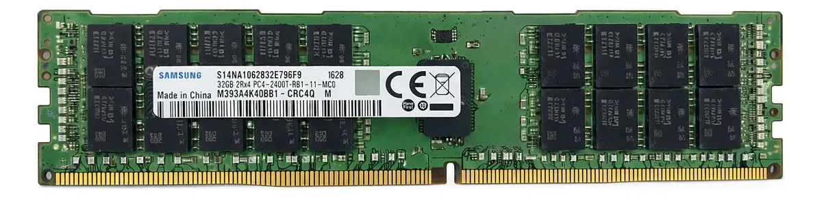 MEMORIA SERVIDOR SAMSUNG 32GB, M393A4K40BB1-CRC4Q, DDR4 2400MHZ, ECC RDIMM, 2RX4