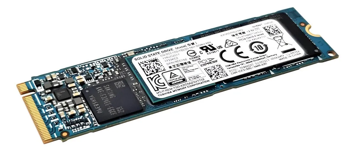 SSD HPE TOSHIBA 256GB, 880818-001, NVME X4 M.2 2280 RI SOLID STATE DRIVE PCI-E
