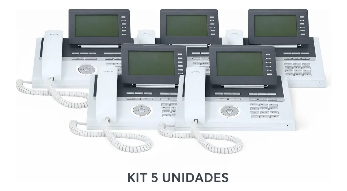 KIT 5 TELEFONE OPENSTAGE 40 SIP L30250-F600-C108 LOTE