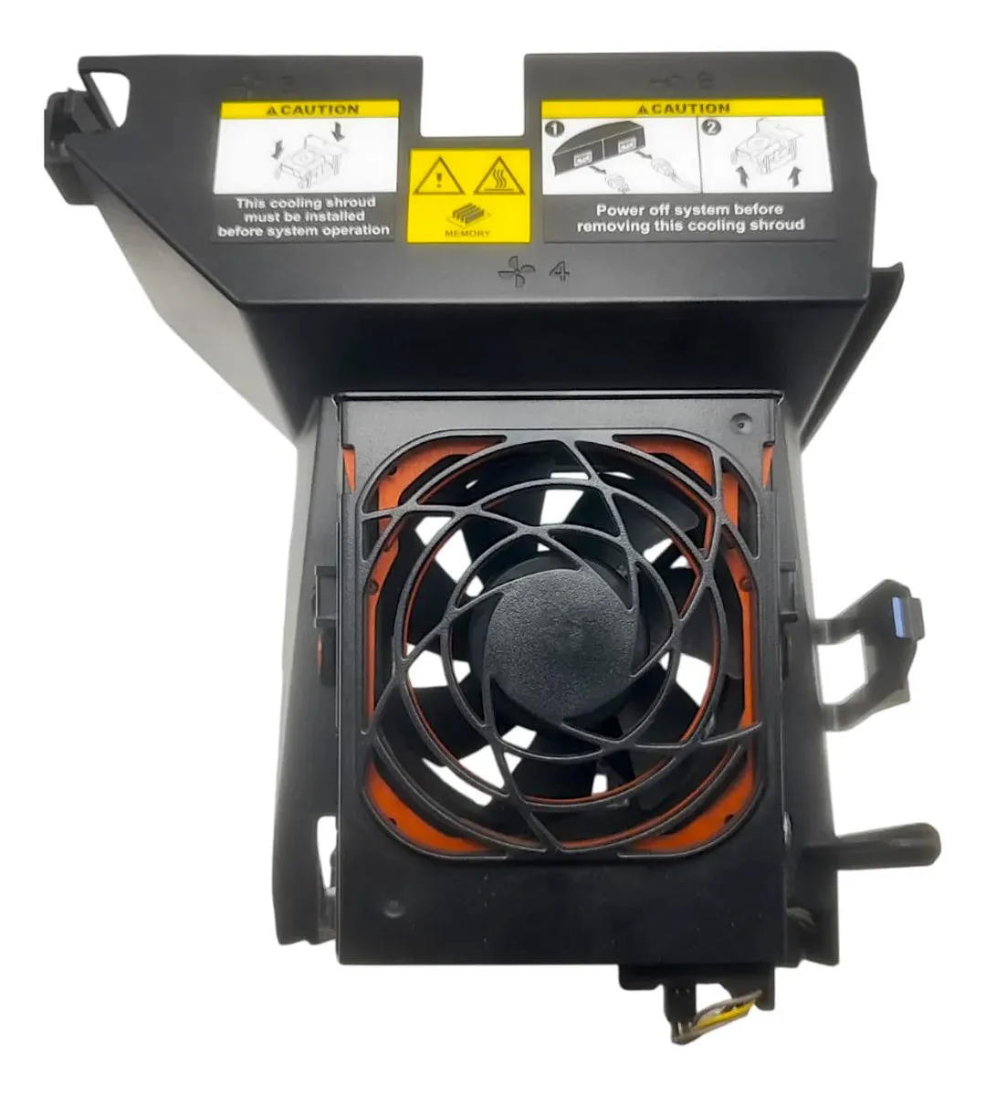 CONJUNTO DE FAN COOLER DELL 0JC915 COM SUPORTE TF530 PE 1900 - PE 2900