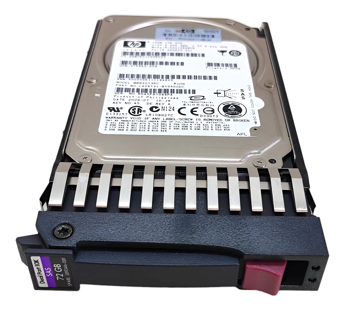 HD HP 72GB 10K 2.5 SAS Dual PORT 389346-001 375863-008 C/ GAVETA 378343