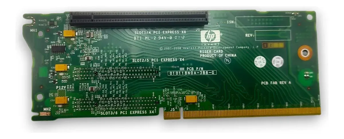 HP RISER CARD DL380 G6 G7 PCIE 3 SLOTS 496057-001 451278-001