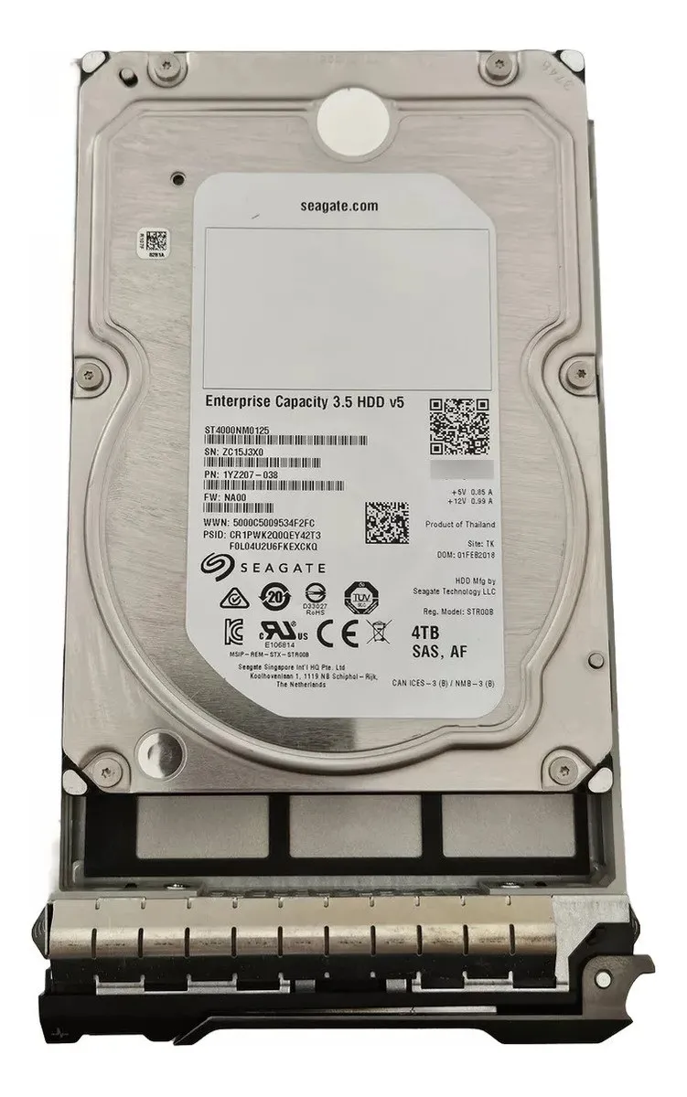 HD DELL 4TB, ST4000NM0125, 3.5, SAS, 7.2K, 12GBPS
