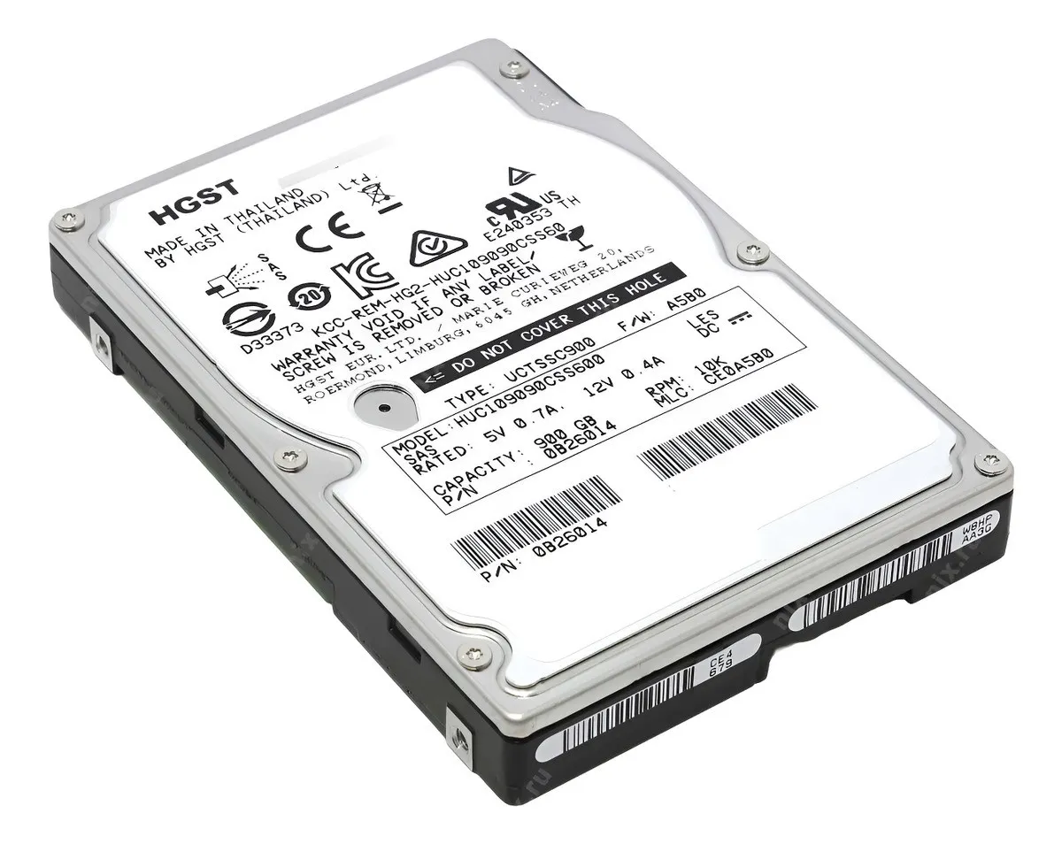 HD HGST 900GB, HUC109090CSS600, 2.5, SAS, 10K, 6GBPS