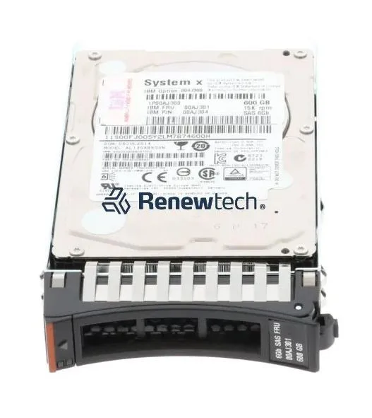 00AJ300 LENOVO 600GB 15K 6G 2,5INCH SAS HDD