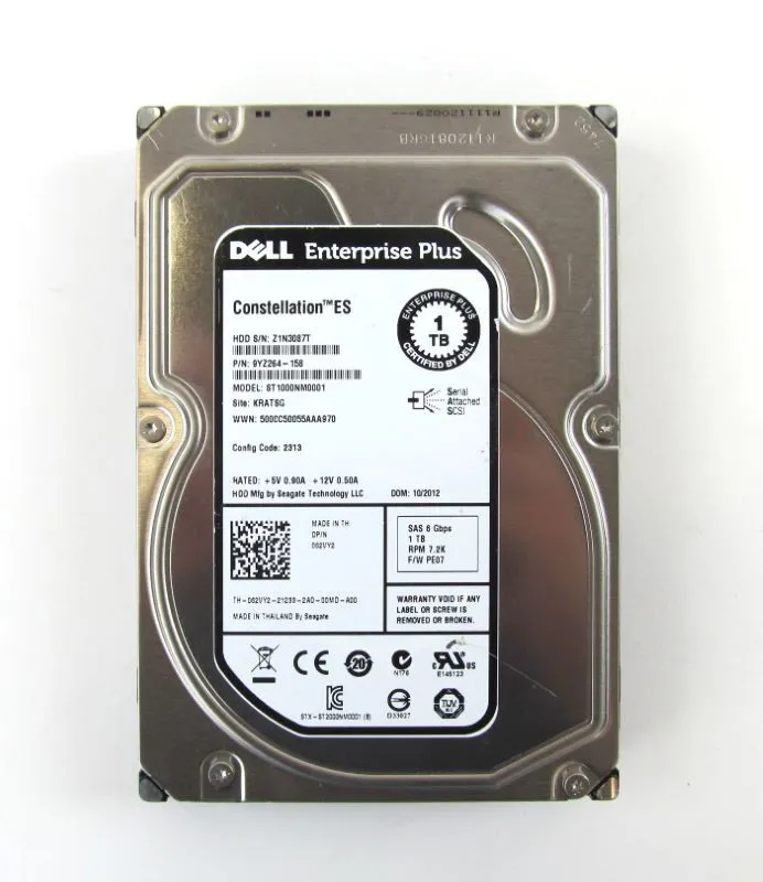 062VY2 Dell Disk 1TB 7.2K NL-SAS 3.5 EQL
