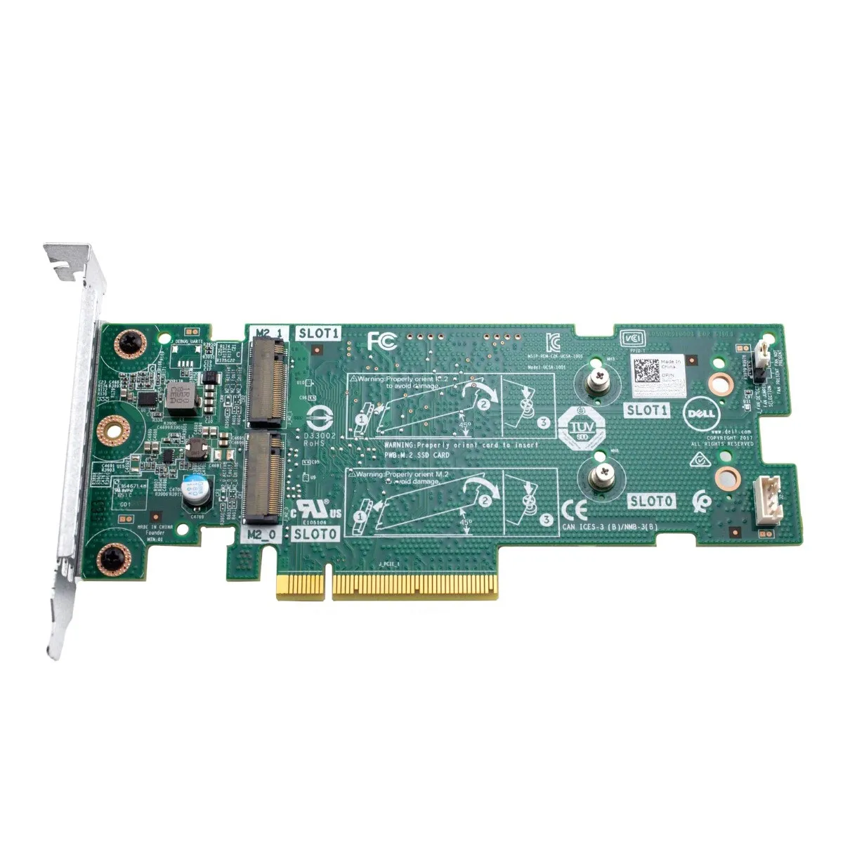 61F54-LP DELL PCI-E TO M,2 BOSS SATA CONTROLLER CARD - LPB