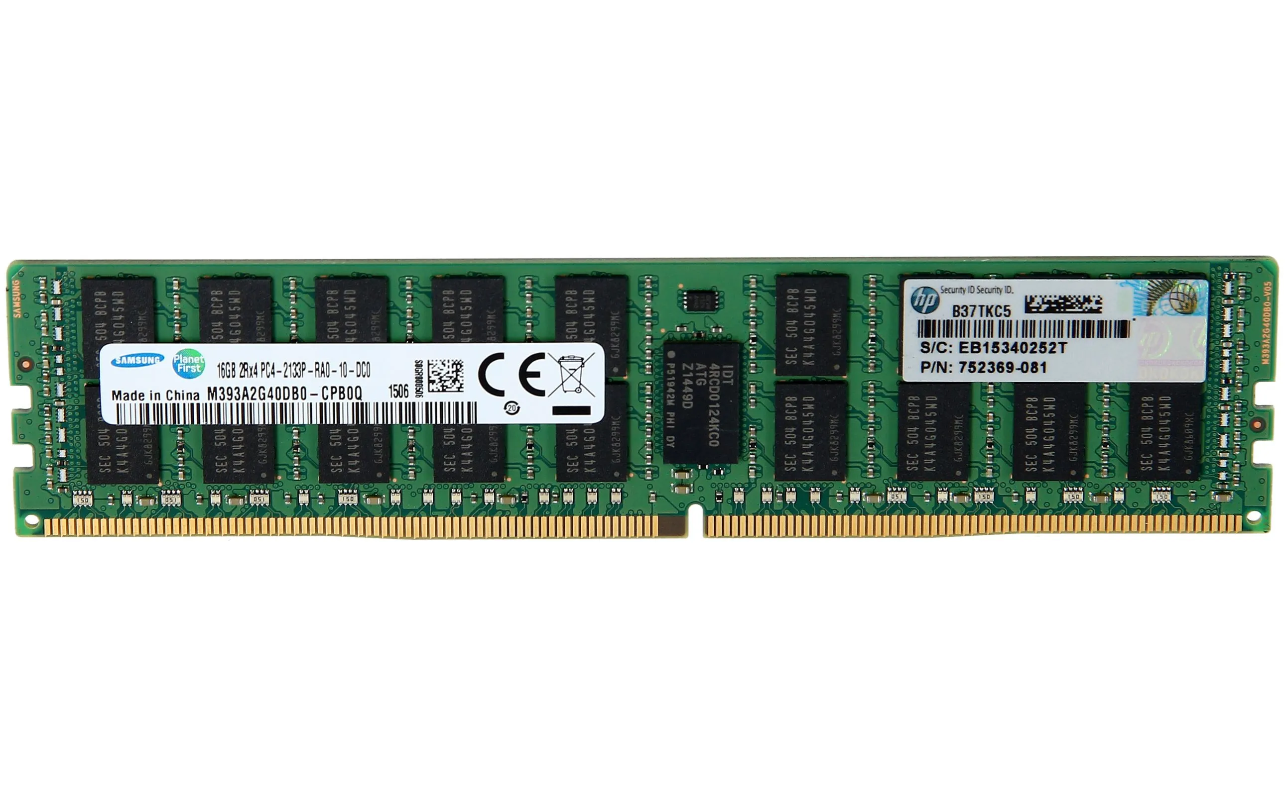 SNP1R8CRC/16G DELL 16GB (1*16GB) 2RX4 PC4-17000P-R DDR4-2133MHZ RDIMM