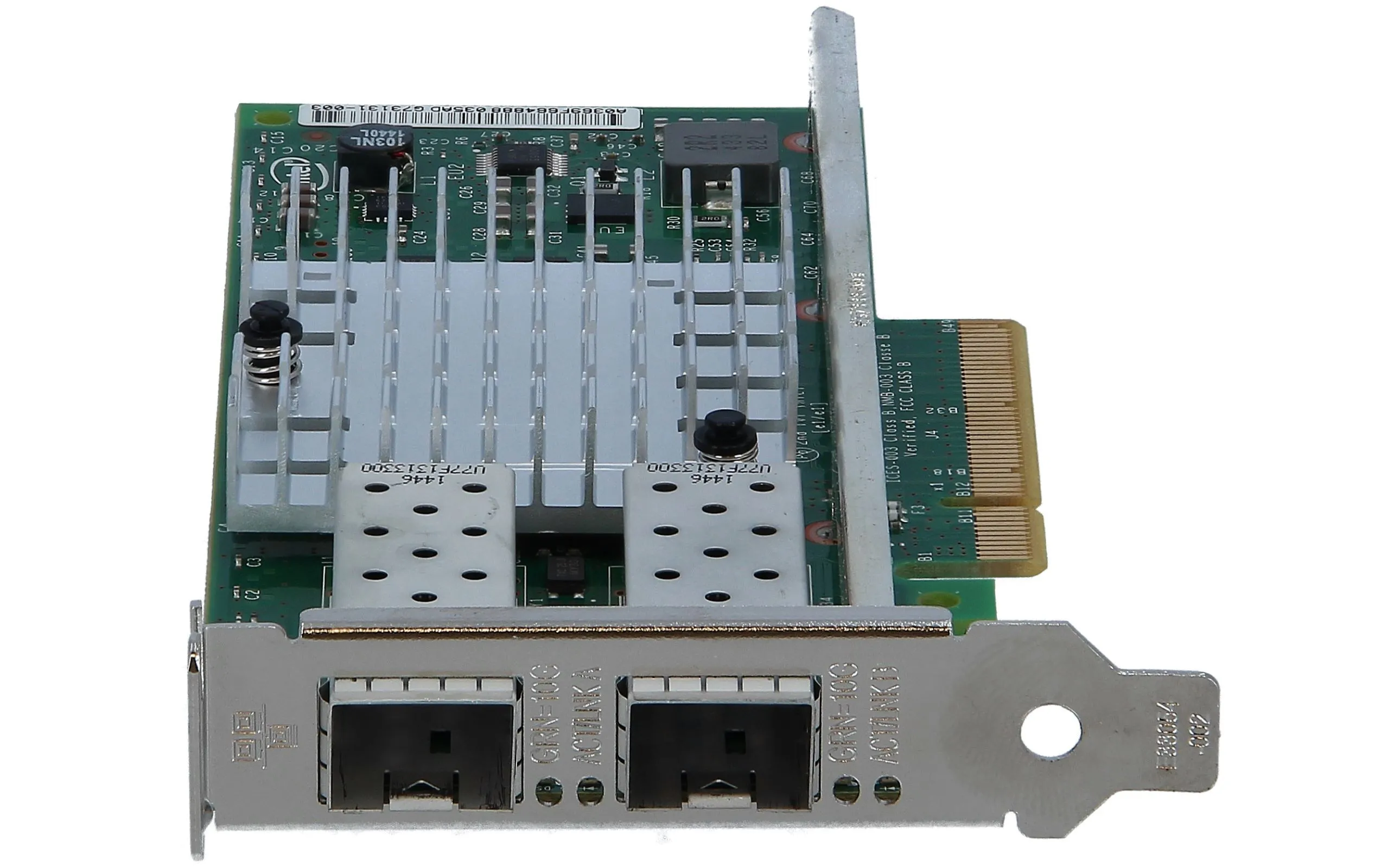 VFVGR-LP DELL INTEL X520-DA2 10GB DUAL-PORT SFP+ CNA PCI-E ADAPTER - LPB