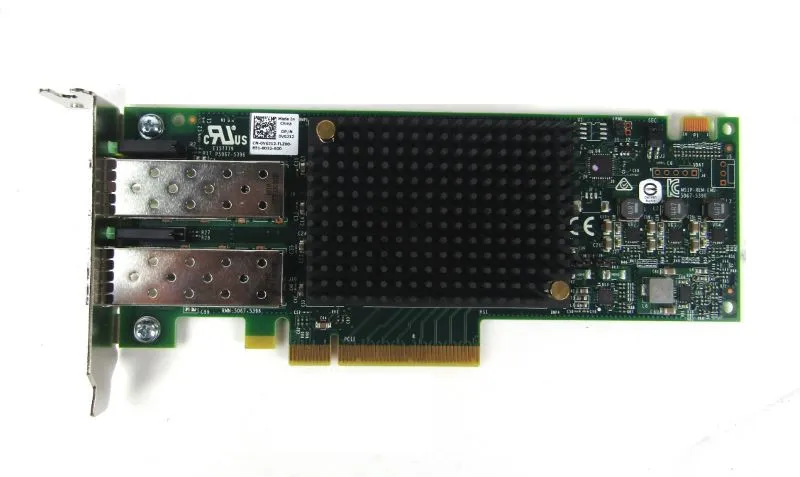 VGJ12 Dell Dell 16Gb FC SFP+ Dual Port Host Bus Adapter Emulex LPe31002