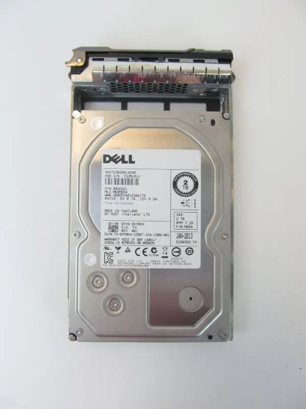 VYRKH DELL 2TB 7,2K 6G 3,5INCH SAS HDD
