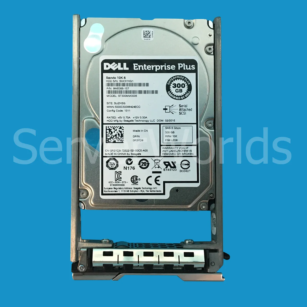 400-AJQC Dell 300GB 10K 12G SAS 2.5