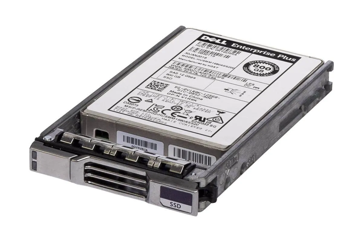 V1R9K_CML Compellent Disk 800GB SSD SAS 12G 2.5 EQL