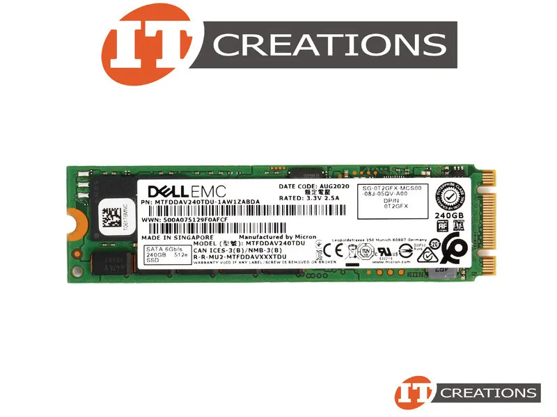 T2GFX Dell Dell 240GB SSD SATA 6G M.2