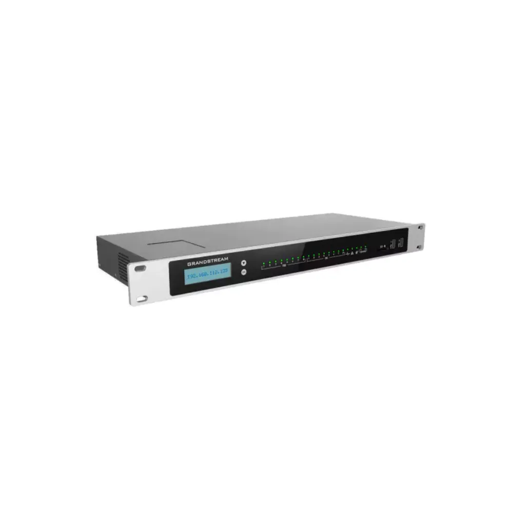 Gateway Grandstream UCM6308 com 8 portas FXO e 8 FXS, suporte até 3000 usuários