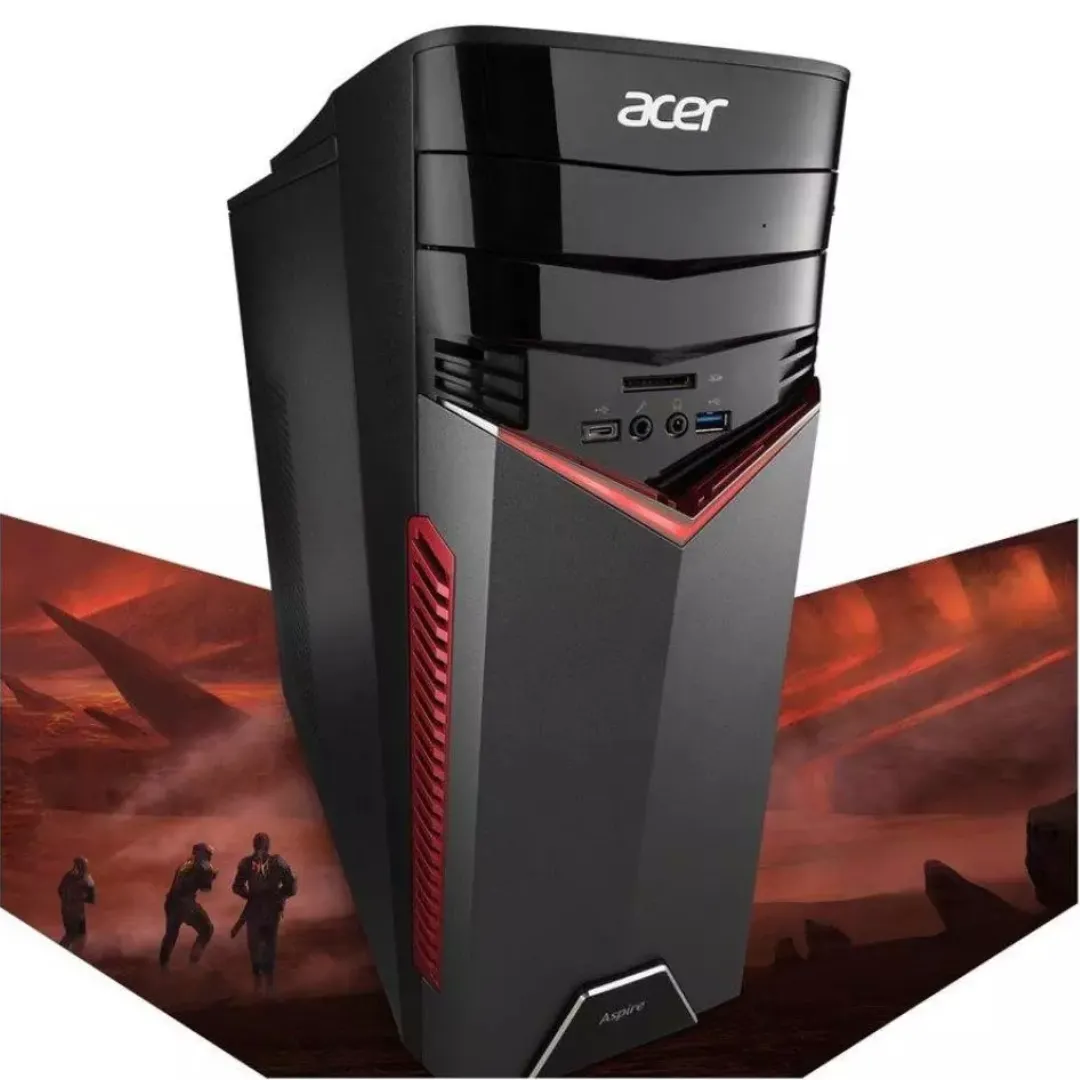 DESKTOP ACER GAMER GX-783 CORE I7 7700 SSD 250 GB 32 GB RAM NVIDIA GEFORCE GTX 1060 6 GB VRAM - WIN11 PRO - MT