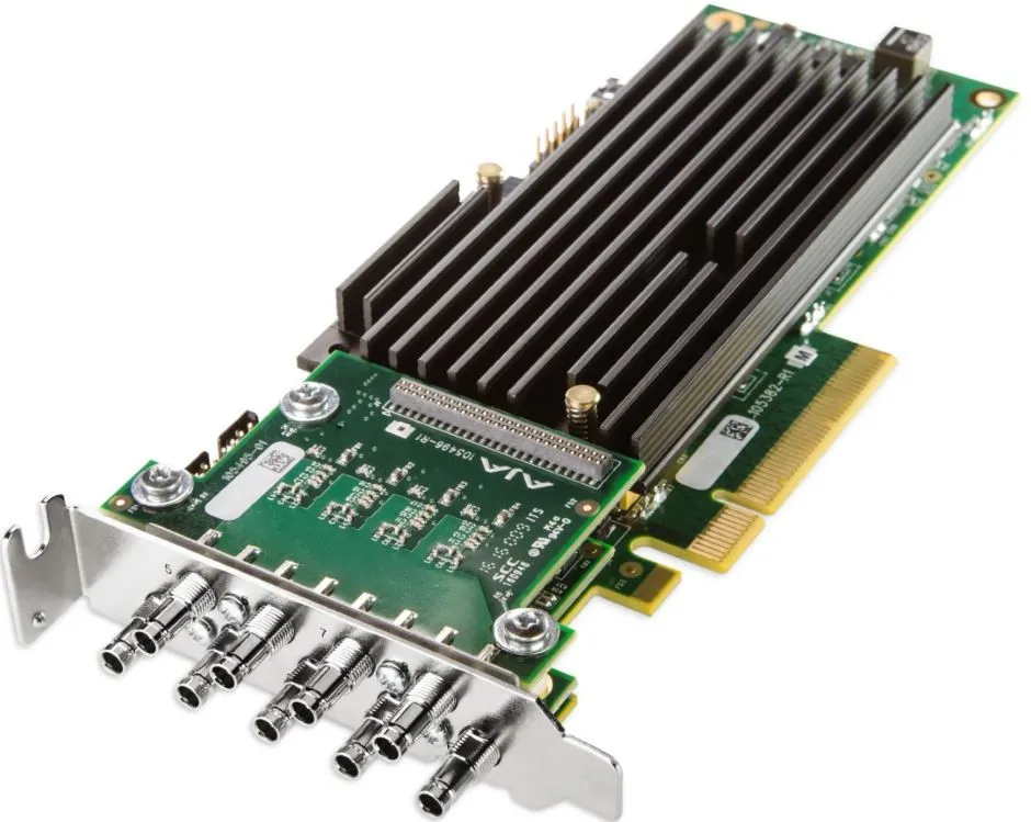 CRV88-9-T-R0-LP AJA CORVID 88 8-CHANNEL 3G-SDI I/O CARD WITHOUT CABLE - LPB
