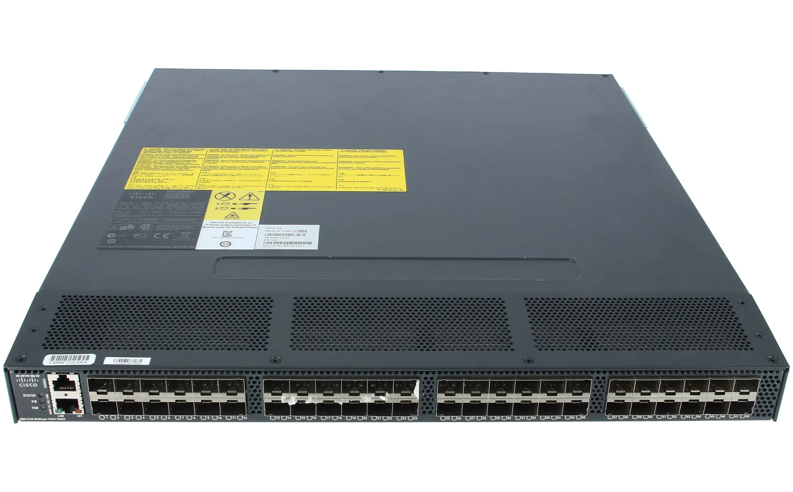 DS-C9148-32P-K9 CISCO 9148 ACTIVE MULTILAYER 8GB 32-PORT FC SWITCH