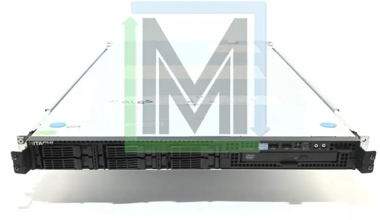 GQ-CR210HM-NDN-Y HDS Hitachi Compute Rack 210H Server 1x CPU. 16GB. raid controller. 1x 8GB Dual fiber adapter. 2x 300GB diske. dual PSU. rackmount