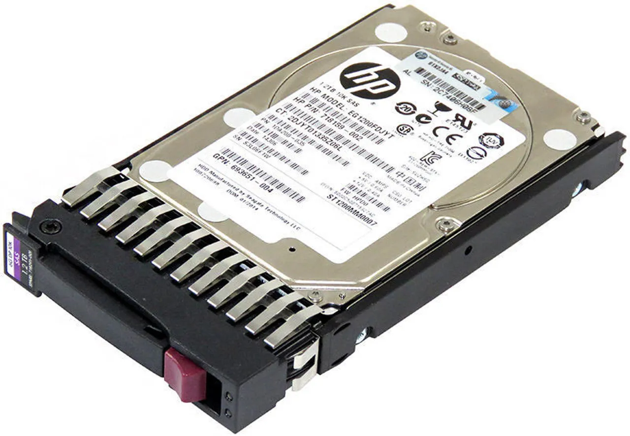718160-B21 HP 1.2TB 10K 6G 2.5INCH SAS HDD