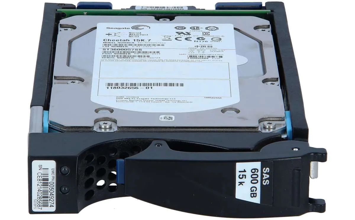 005049274 EMC 600GB 15K 6G 3.5INCH SAS HDD
