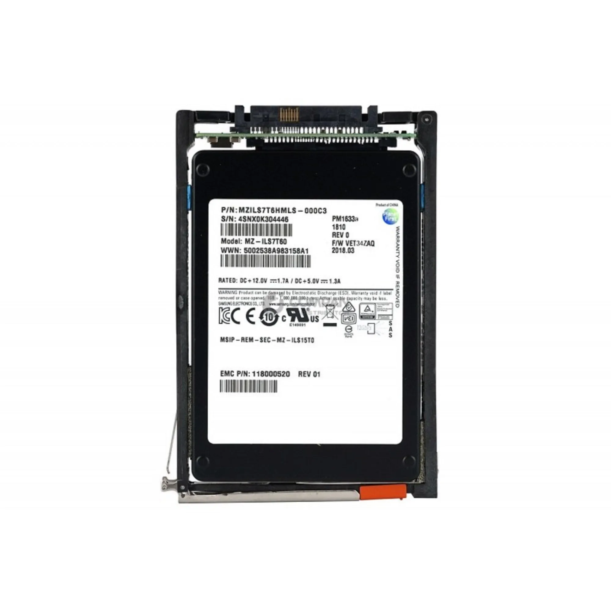 005052112 EMC Disk 7.68TB 2.5 12G SAS