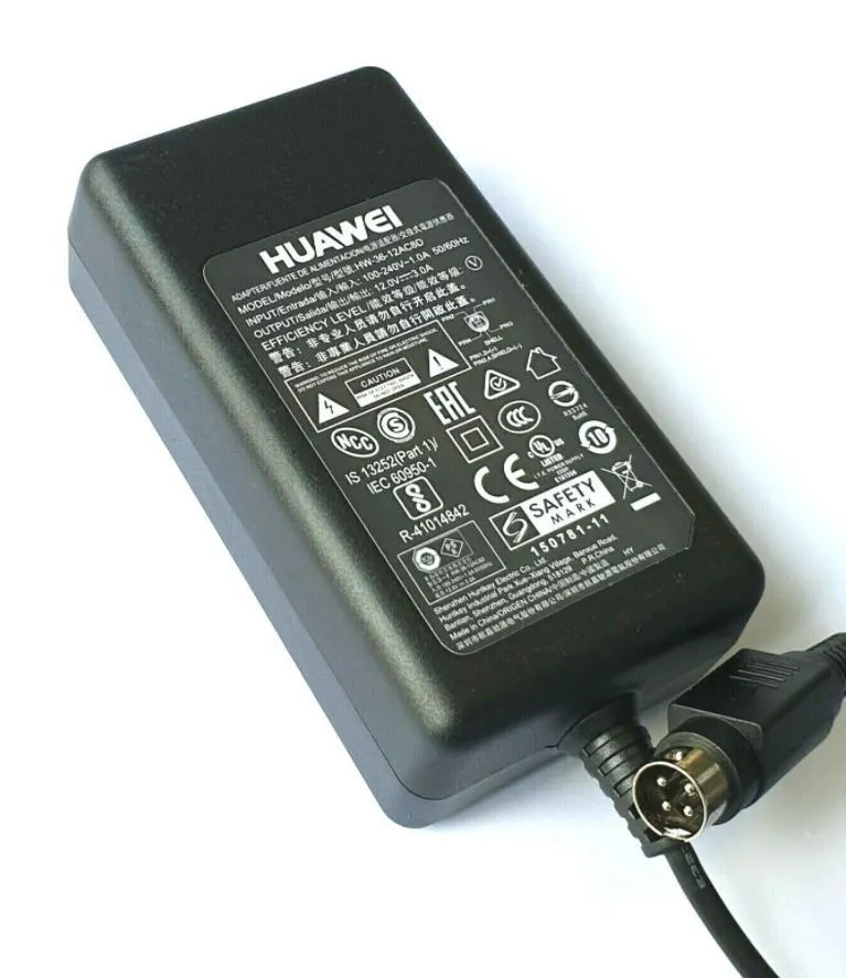 Fonte / Adaptador CA Huawei HW-36-12AC8D, 5V, 12V 3A