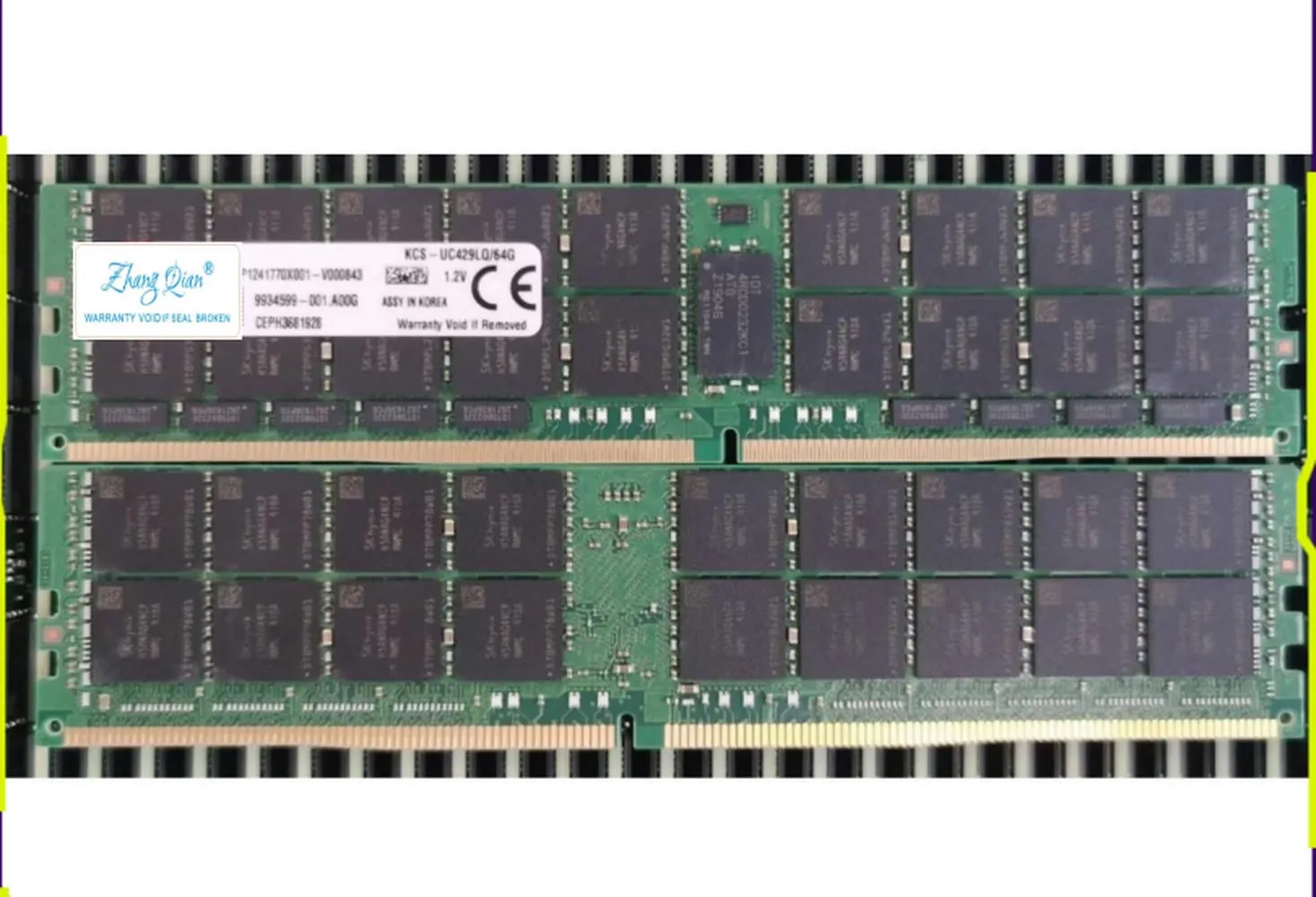 KCS-UC429LQ/64G KINGSTON 64GB (1*64GB) 4RX4 PC4-23400U-L DDR4-2933MHZ LRDIMM