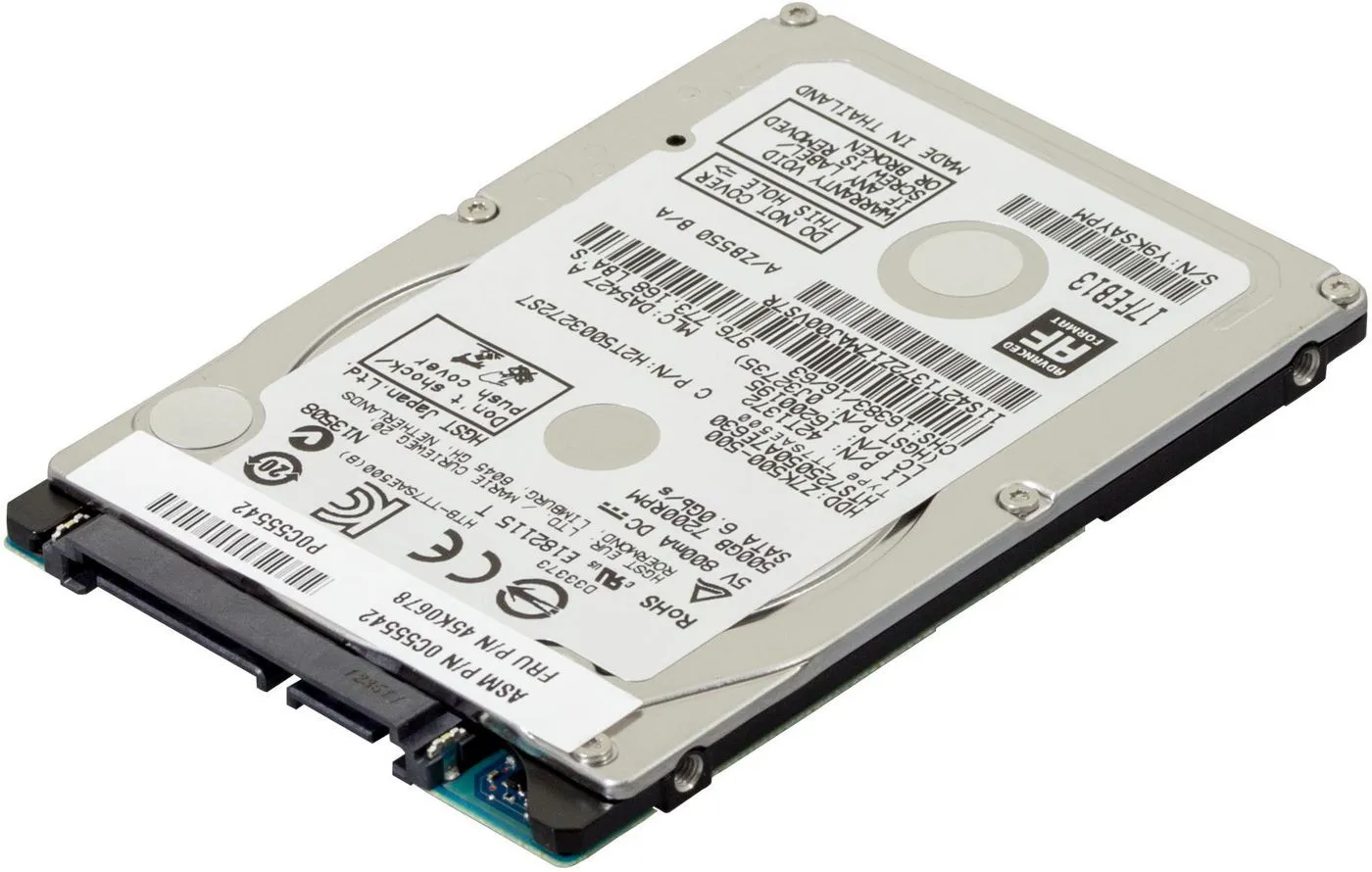 45K0678 LENOVO 500GB 7.2K 6G 2.5INCH SATA HDD