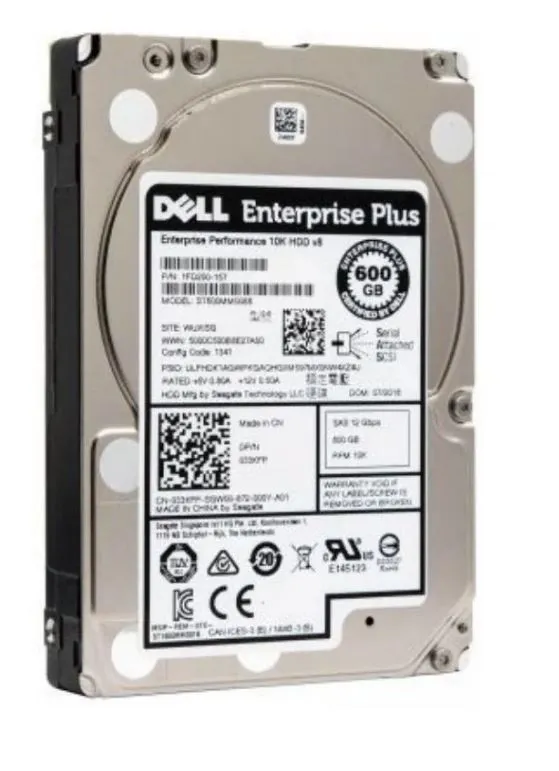 5FTDD DELL 600GB 10K 6G 2,5INCH SAS HDD