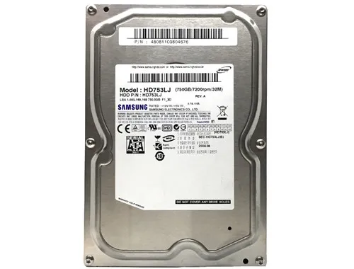 HD753LJ SAMSUNG 750GB 7.2K 3G 3.5INCH SATA HDD