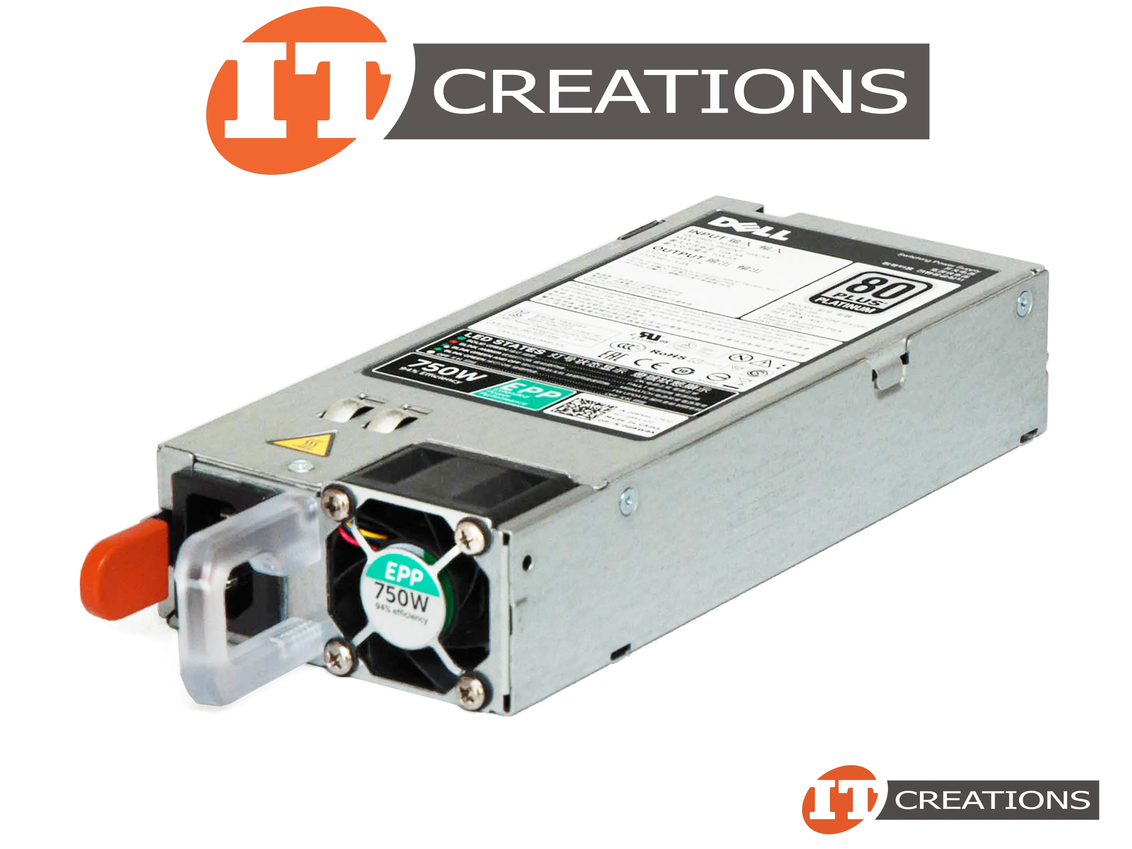 G6W6K DELL POWEREDGE R820/720/620/520 750W 80+ PLATINUM PSU