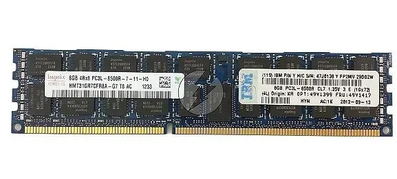 47J0138 IBM IBM 8G PC3L-8500R 4Rx8 CL7