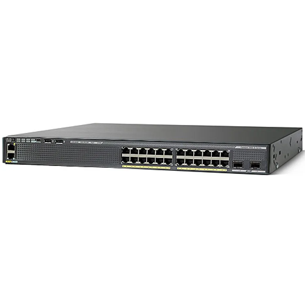 WS-C2960X-24PS-L CISCO Catalyst 2960-X 24 GigE PoE 370W. 4 x 1G SFP. LAN Base