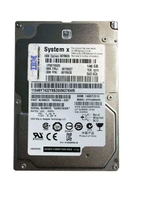 HD 146GB 2,5' SAS 15K.3 Seagate: Savvio 6Gbps 64MB